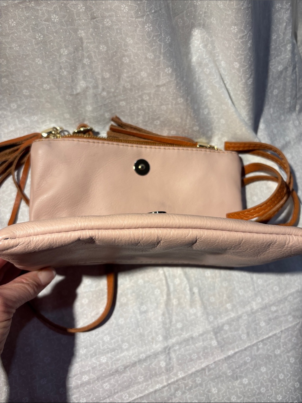 Vera Pelle Italian Leather Wristlet/Crossbody Purse - Picture 13 of 16